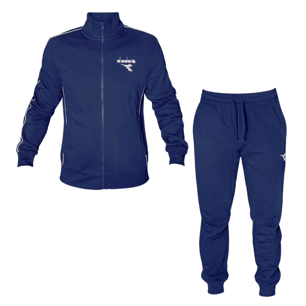 TUTA DIADORA 182280 60062 BLU COTONE FELPATA