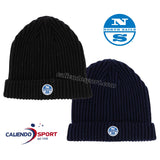 NORTH SAILS 2986 BEANIE LOGO HAT BLUE BLACK