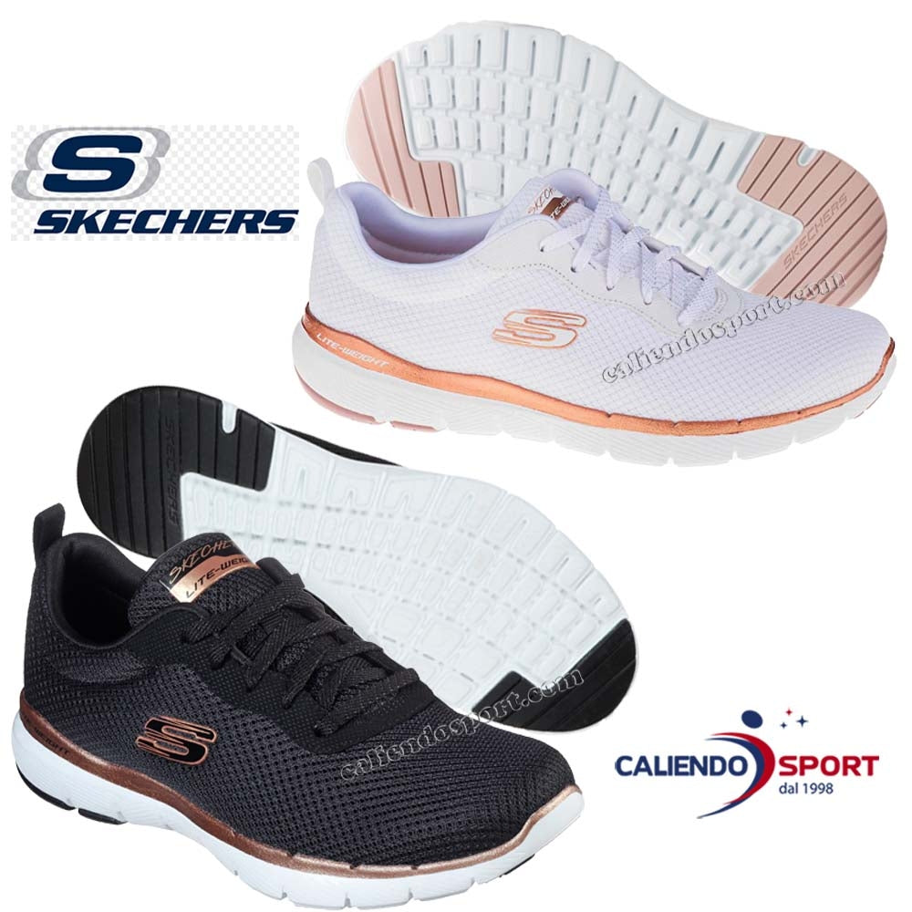 TÉLÉCHARGER SKECHERS 13070 FLEX APPEAL 3.0 NOIR BLANC