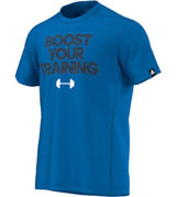 T-shirt Adidas pour homme, sport, course à pied, gym, BLEU, OFFRE AI6087
