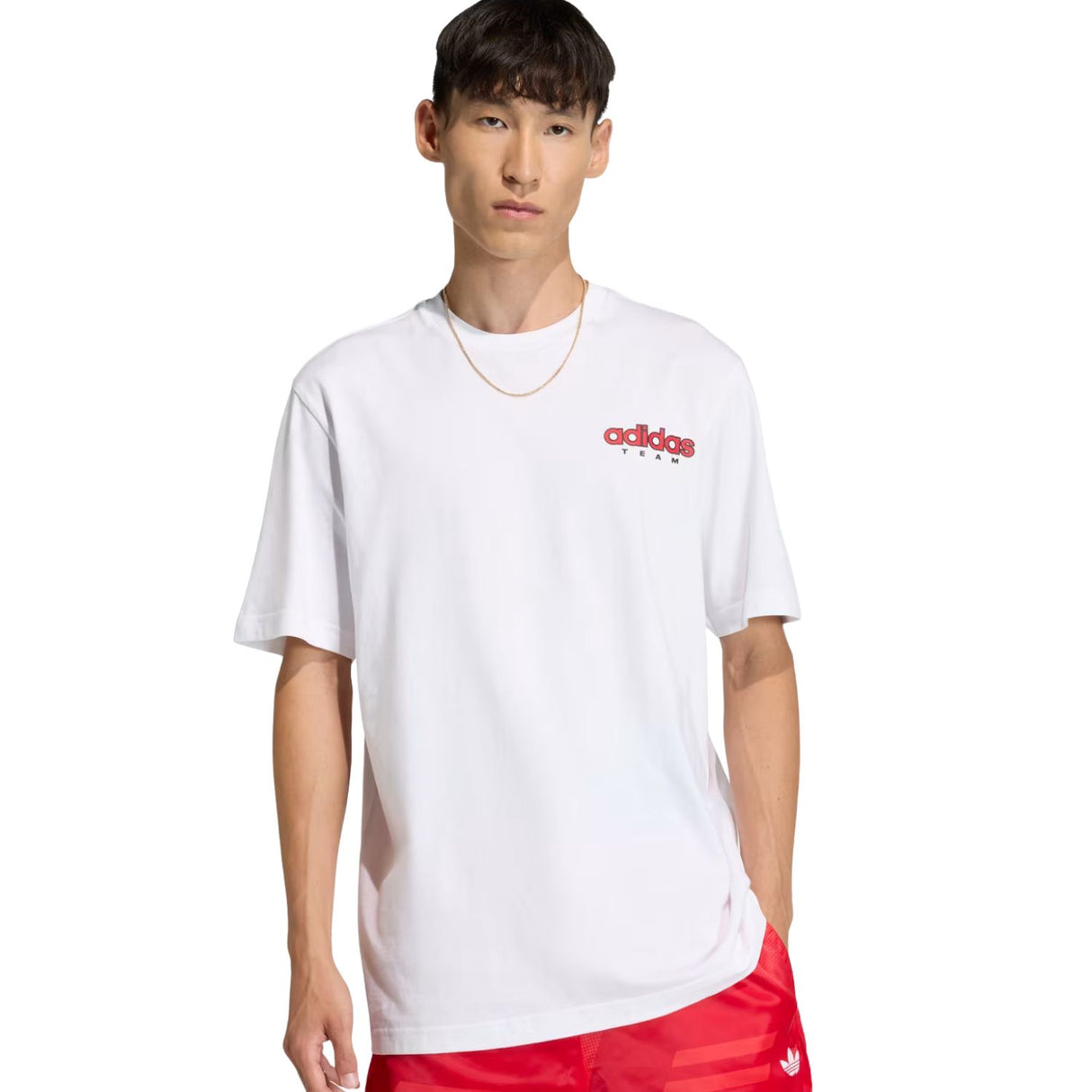 T-SHIRT ADIDAS KE0160 GFX BIANCO COTONE