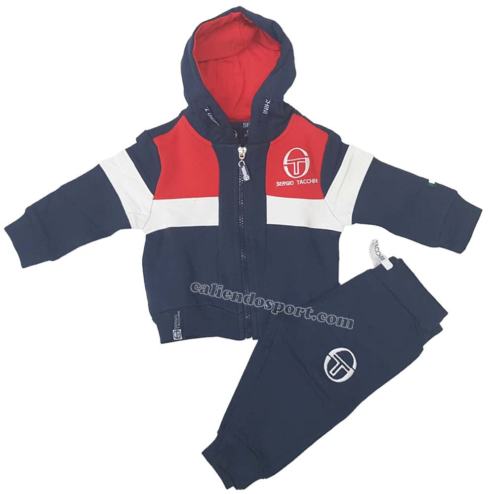 SURVÊTEMENT SWEAT-SHIRT BLEU POUR ENFANTS SERGIO TACCHINI 3071T0018