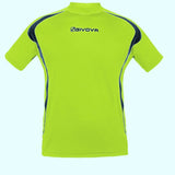 Maillot Running GIVOVA LR04 Gym Race Fluo T-Shirt Homme Blanc Jaune Orange