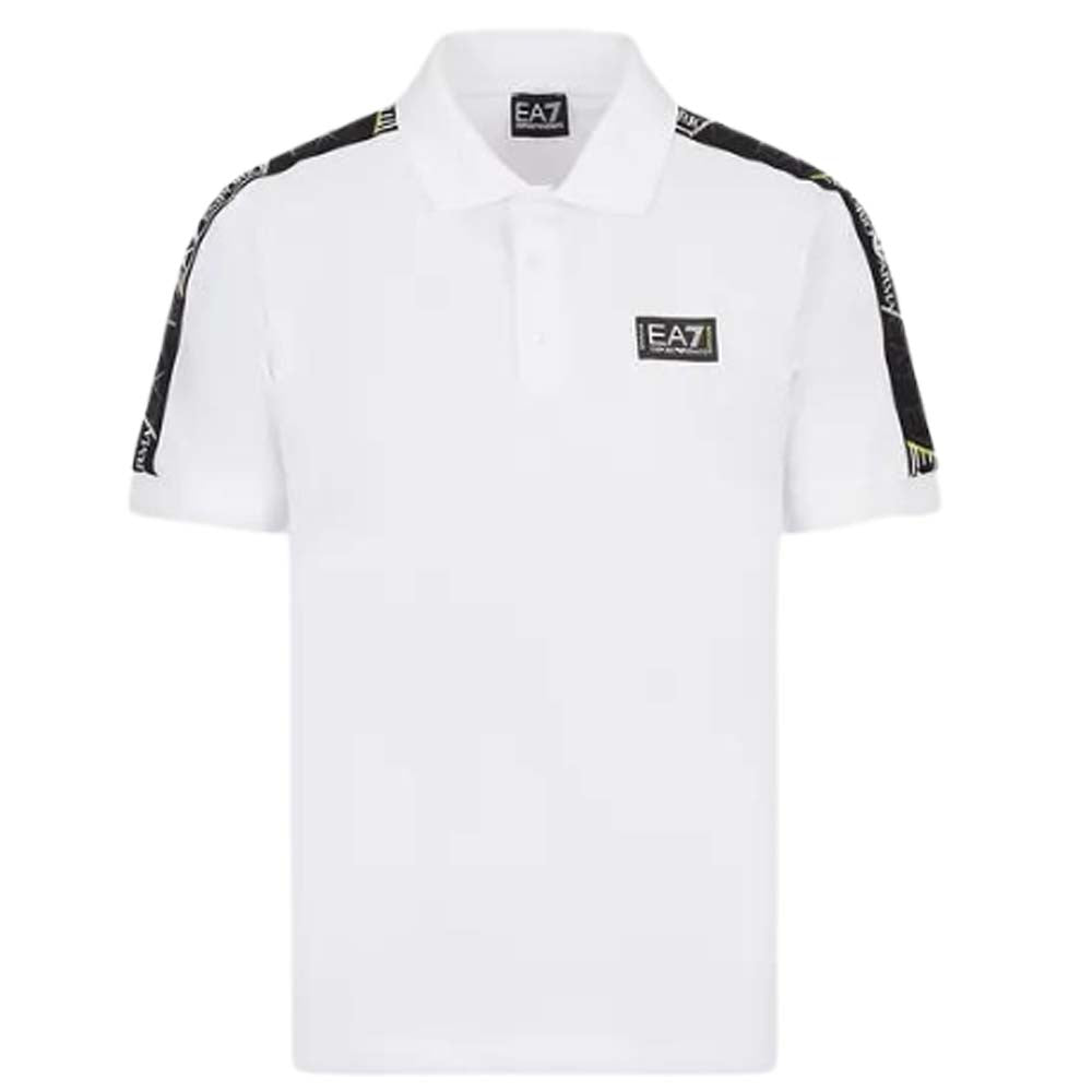 POLO ARMANI EA7 3RPF52 PJ02Z SÉRIE DE LOGOS EN COTON