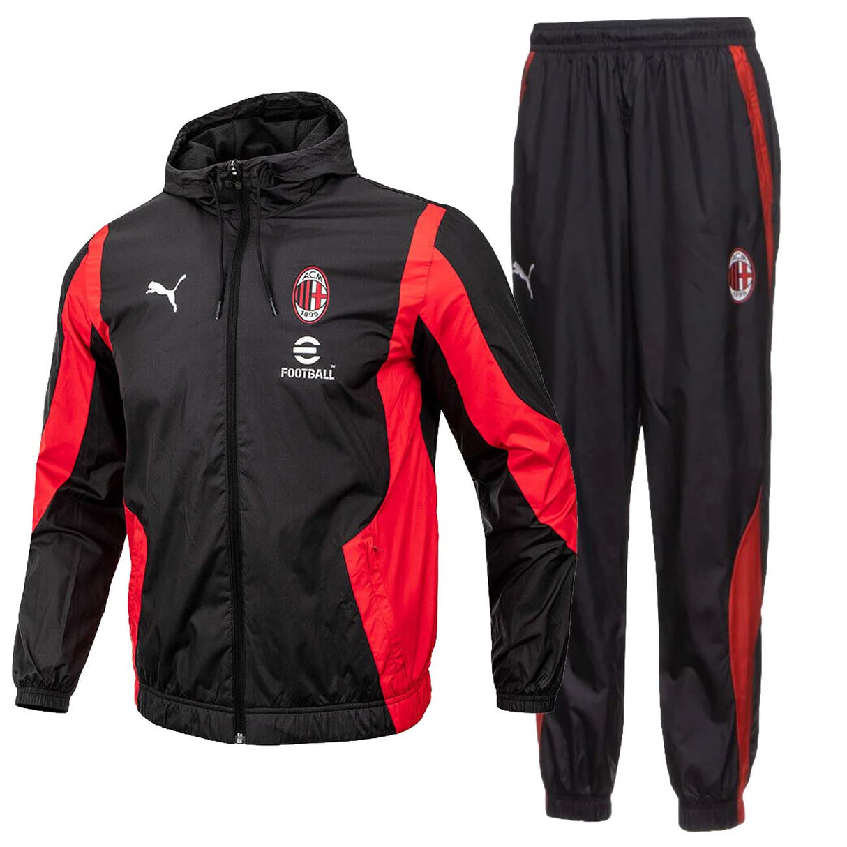 TUTA MILAN PUMA 772233 772234 PRE PARTITA GIACCA + PANTALONE