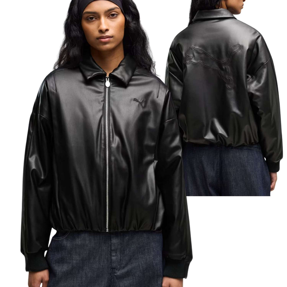 GIACCA DONNA PUMA 637143 01 FUTUREB ARCHIVE NERO