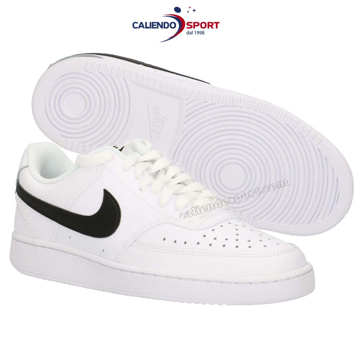 NIKE SHOE CD5463 101 WHITE BLACK COURT VISION LO