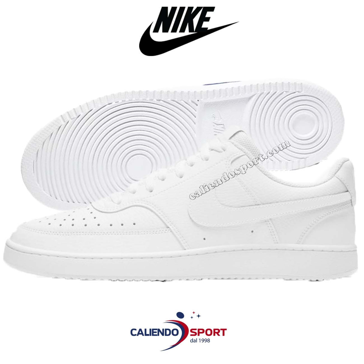 SCARPA NIKE CD5463 100 COURT VISION LO BIANCO