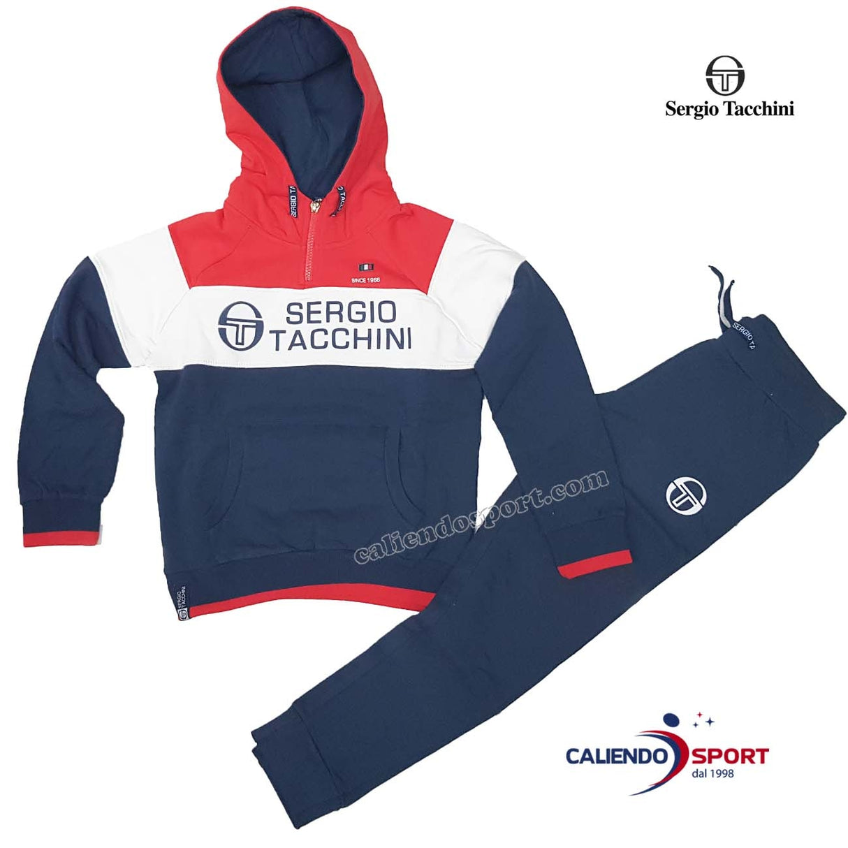 SURVÊTEMENT SWEAT-SHIRT BLEU POUR GARÇONS SERGIO TACCHINI 3031T0045T