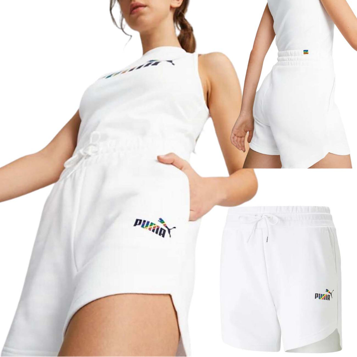 PUMA 673674 ESSENTIALS COTTON WOMEN'S SHORTS