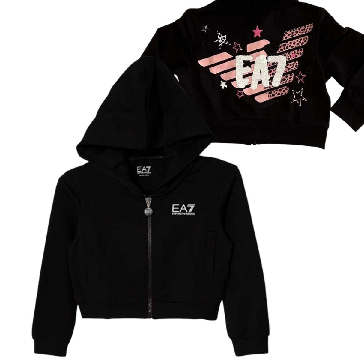 SWEAT-SHIRT ARMANI EA7 POUR FILLE I23 6RFM06 FJEAZ 1200 COTON BROSSÉ