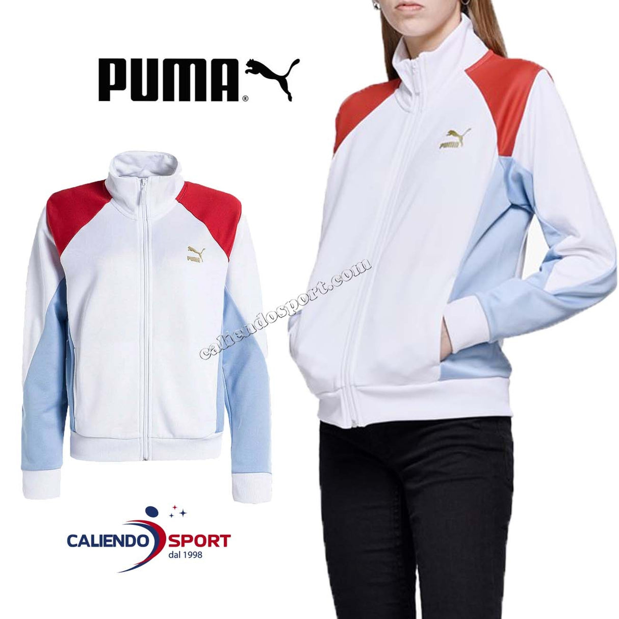 GIACCA PUMA 576511 02 BIANCO RETRO' SPORT