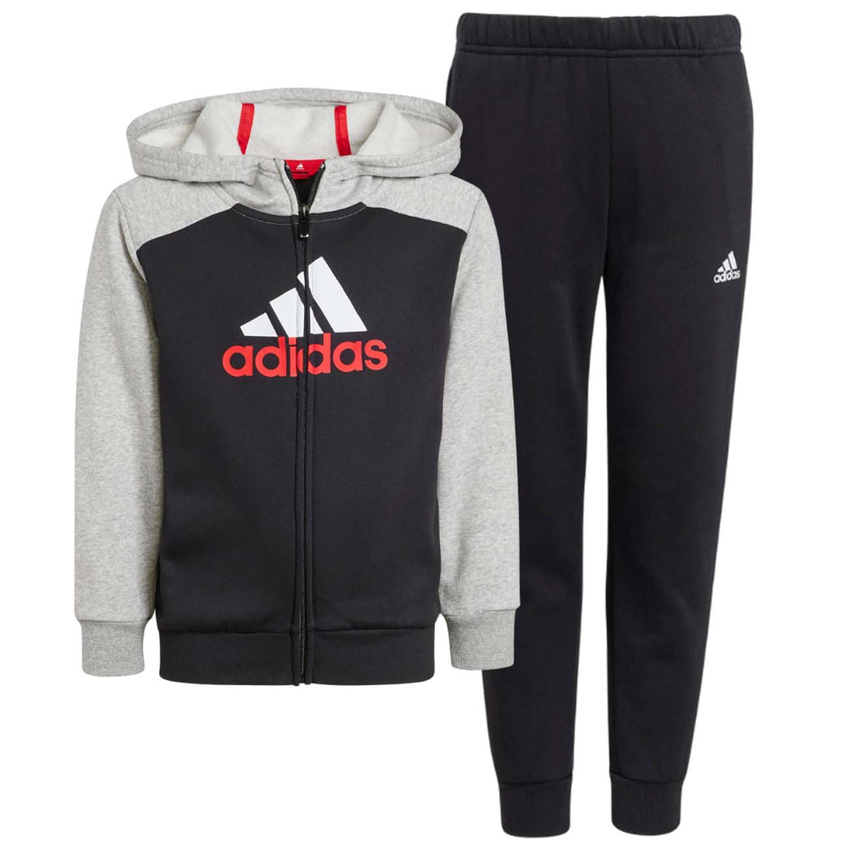 TUTA RAGAZZI ADIDAS IJ6386 ESSENTIALS COTONE FELPATO