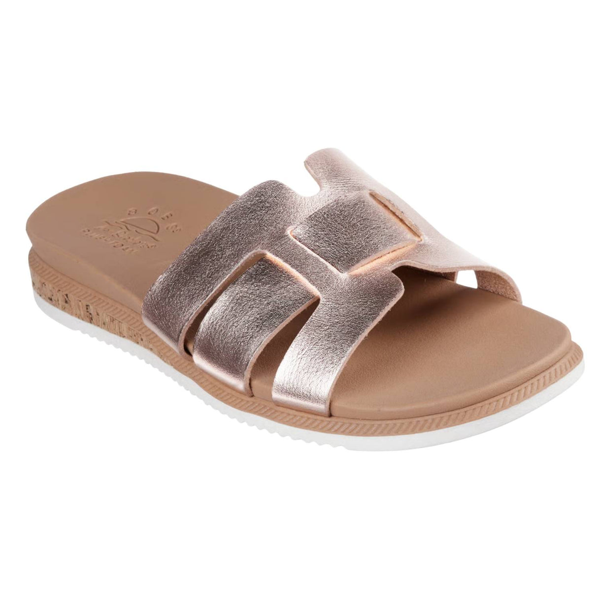 CIABATTA DONNA SKECHERS 114707 RSGD BOBS DESERT KISS LOW PEAK LOOK