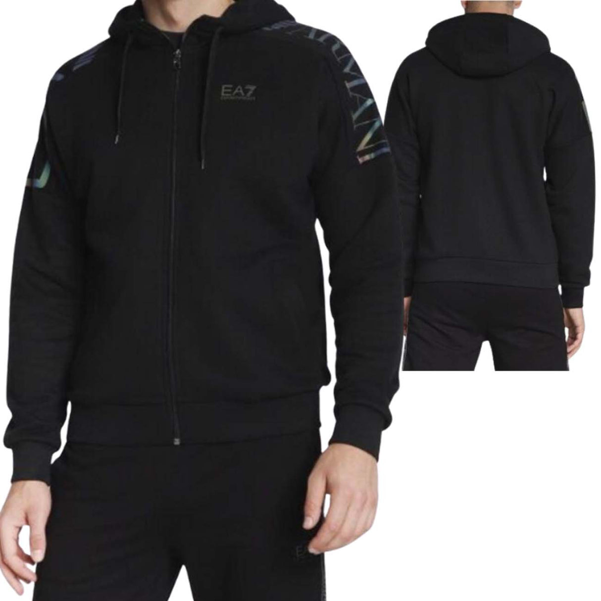 ARMANI EA7 6LPM56 PJHLZ FLEECE COTTON SWEATSHIRT