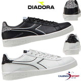 DIADORA WOMEN'S SHOES 175063 2000 GAME P WN WHITE BLACK