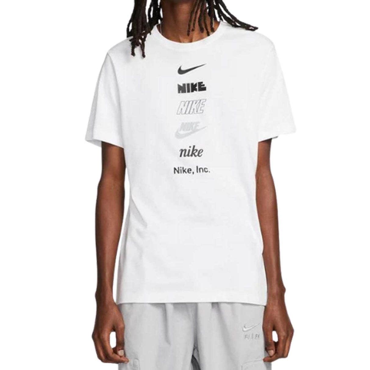 NIKE DZ2875 100 SPORTWEAR WHITE COTTON T-SHIRT