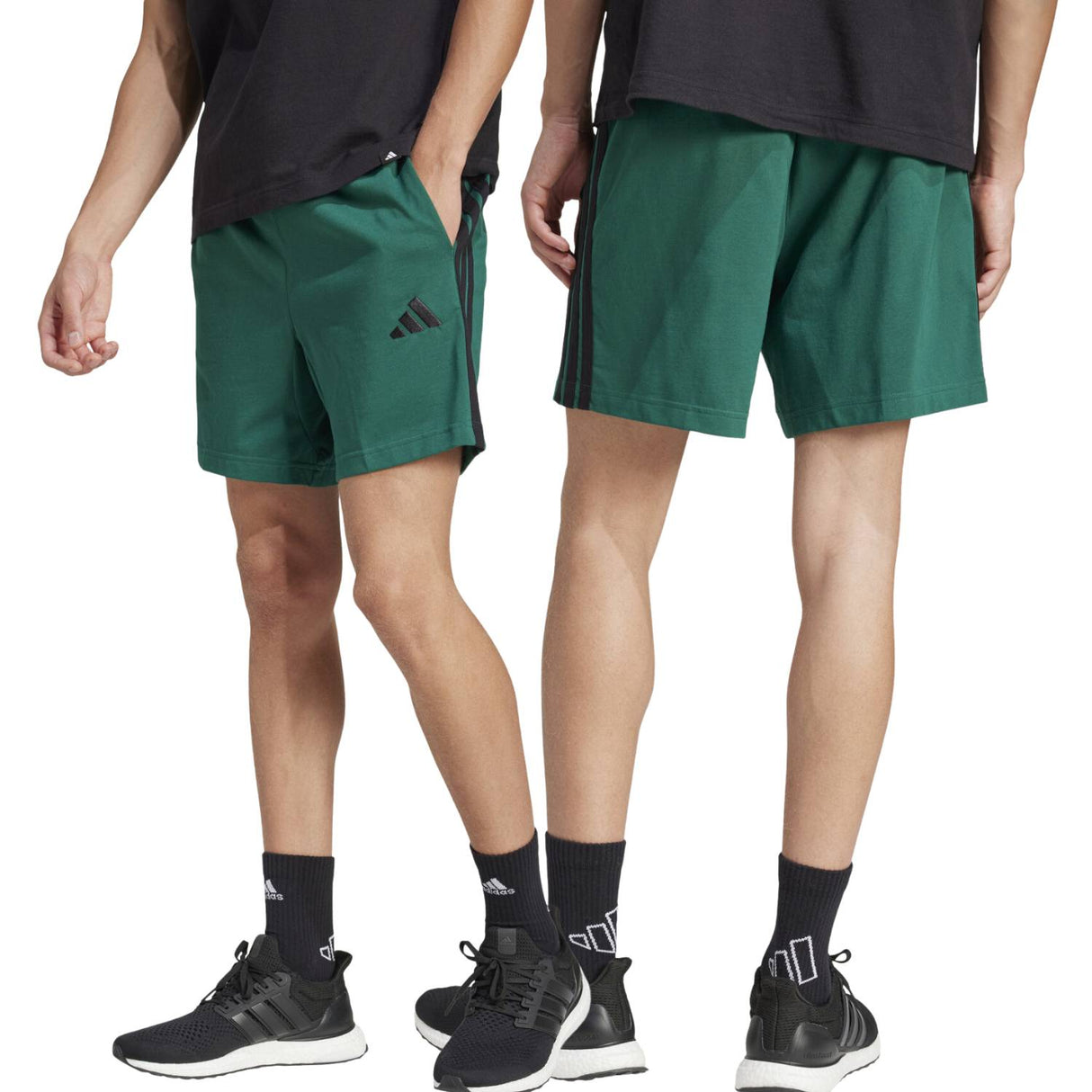 PANTALONCINO ADIDAS JF3680 ESSENTIALS COTONE VERDE