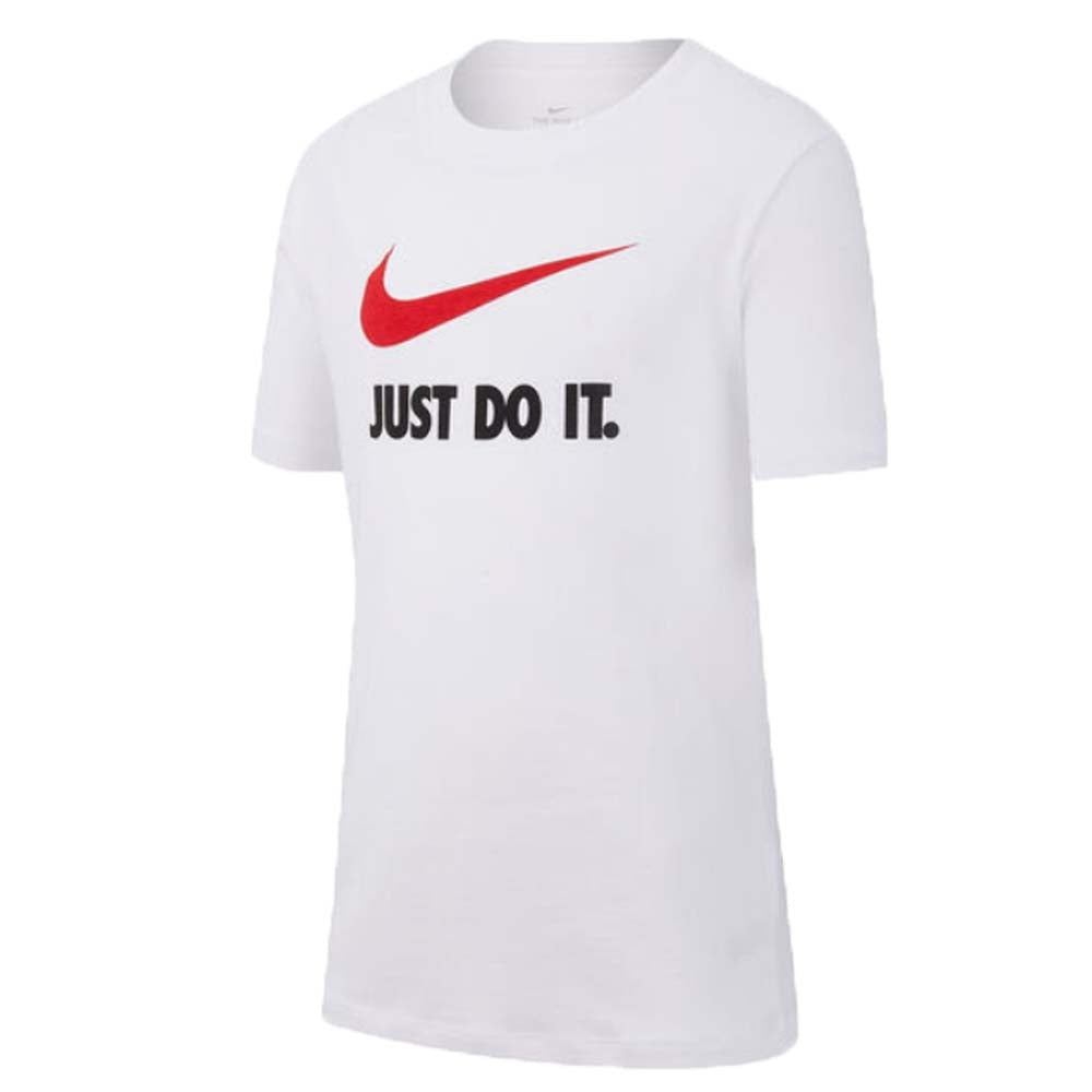T-SHIRT NIKE RAGAZZI AR5249 100 014 NERO BIANCO COTONE