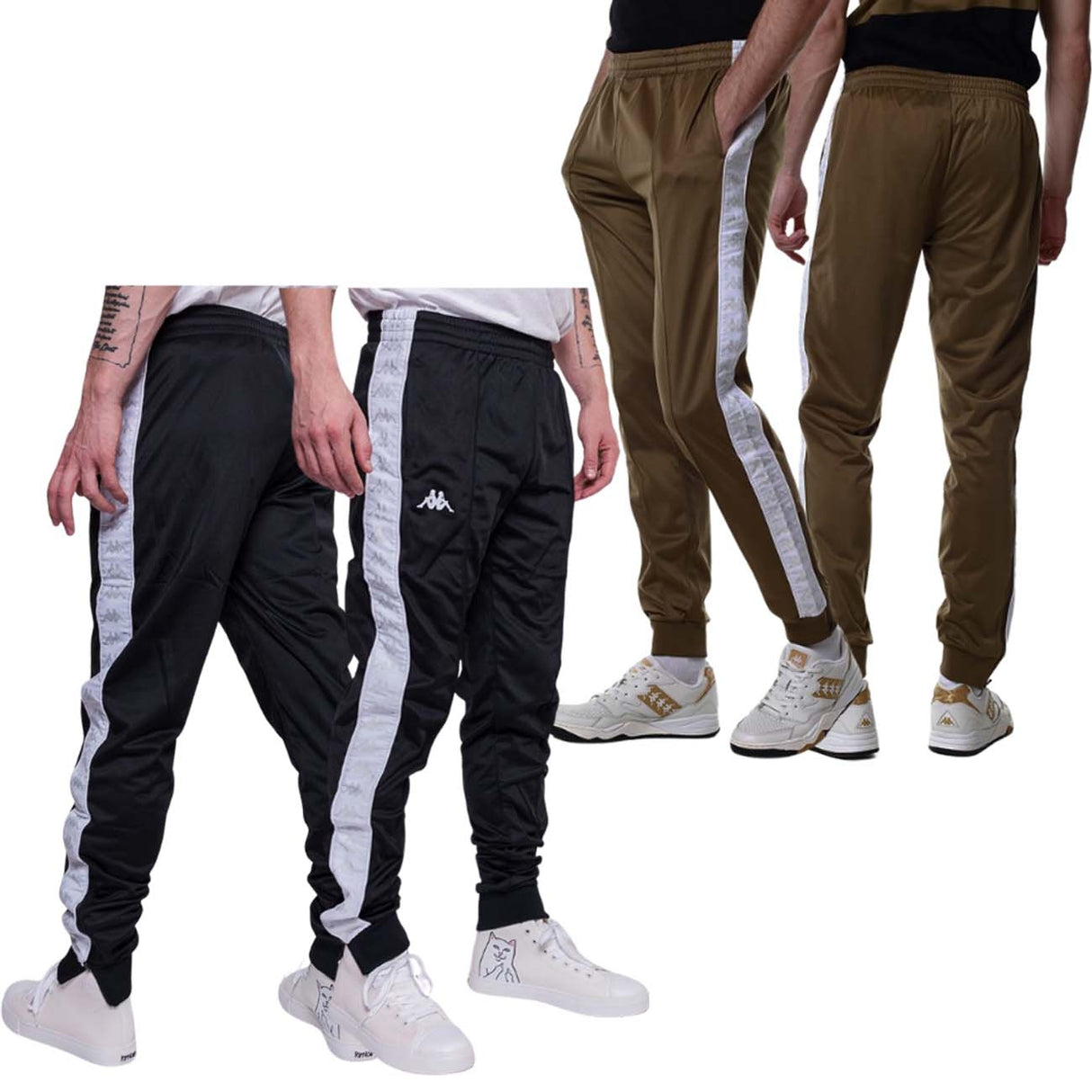 KAPPA TROUSERS 303KUC0 222 SLIM RASTORIA BAND