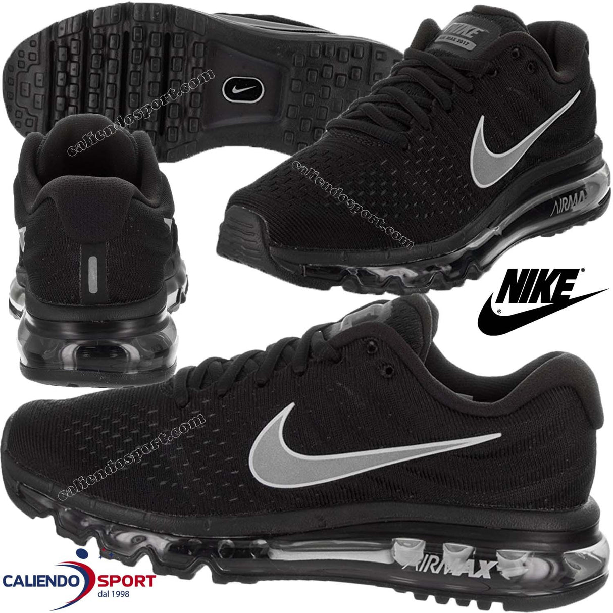 AIR MAX 2017 WOMEN'S SHOE 849560 001 RUNNING TRAINING BLACK SPORT