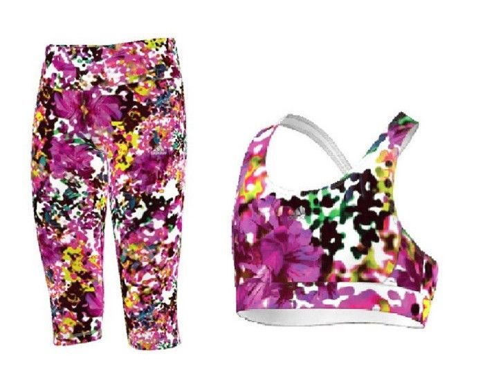 Completo Training Top+Pantalone LEGGINS Wardrobe Ragazza Fitness SPORT PALESTRA