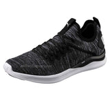 SCARPA UOMO Puma 190508 02 03 Ignite Flash evoKNIT NERO BIANCO