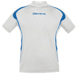 Maillot Running GIVOVA LR04 Gym Race Fluo T-Shirt Homme Blanc Jaune Orange