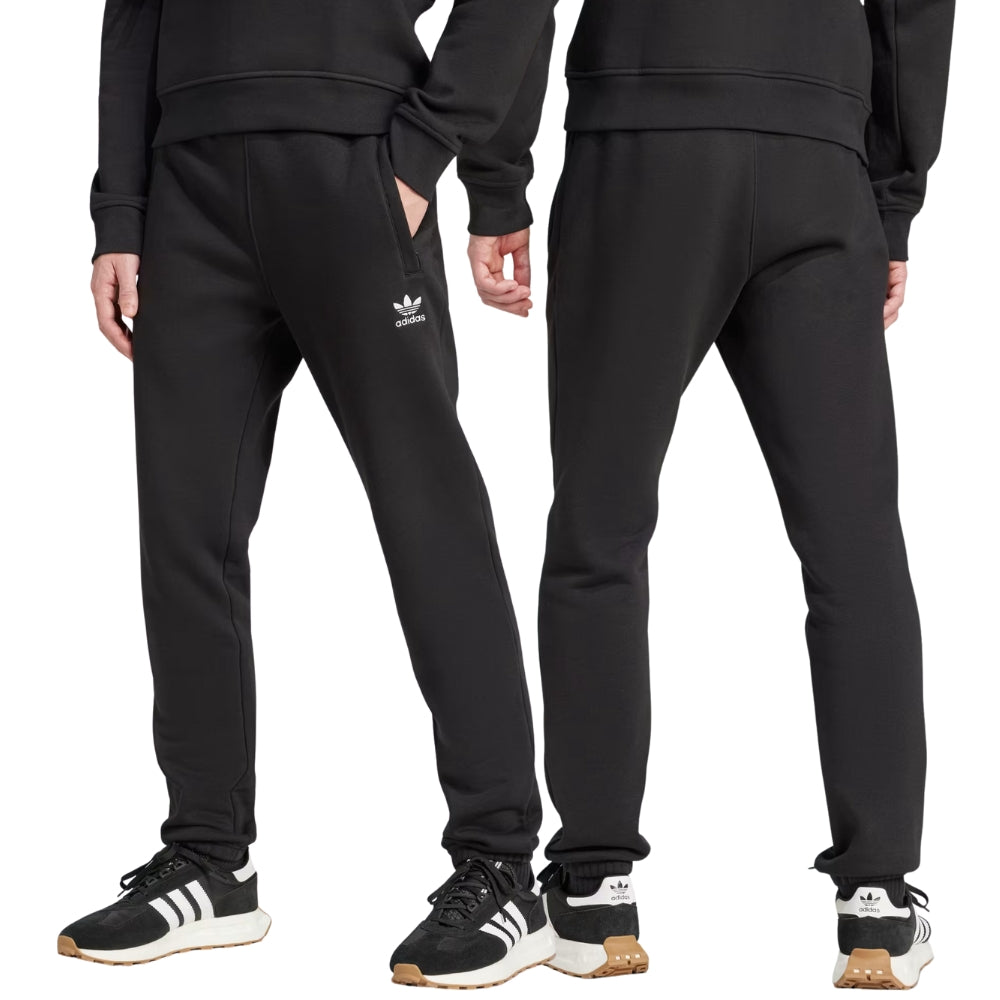 PANTALONE ADIDAS IY7361 TREFOIL ESSENTIALS COTONE FELPATO NERO