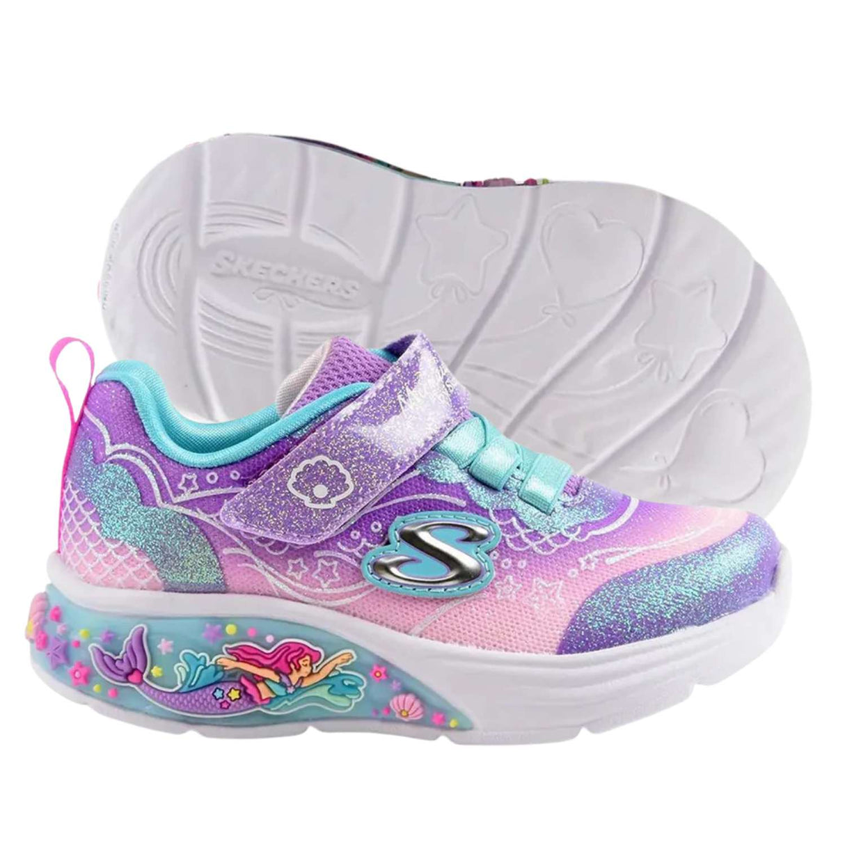 SCARPA SKECHERS BAMBINE 303061N LVMT MY DREAMERS LI MERMAID LUCI