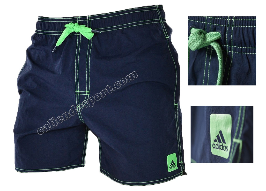 COSTUME UOMO ADIDAS SOLID SHORT PANTALONCINO SL ROSSO BLU VERDE AZZURRO MARE  NUOTO