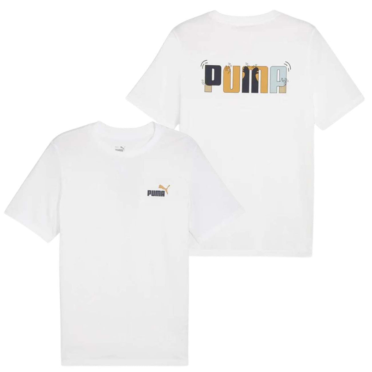 T-SHIRT PUMA 680179 02 FEEL GOD COTONE BIANCO