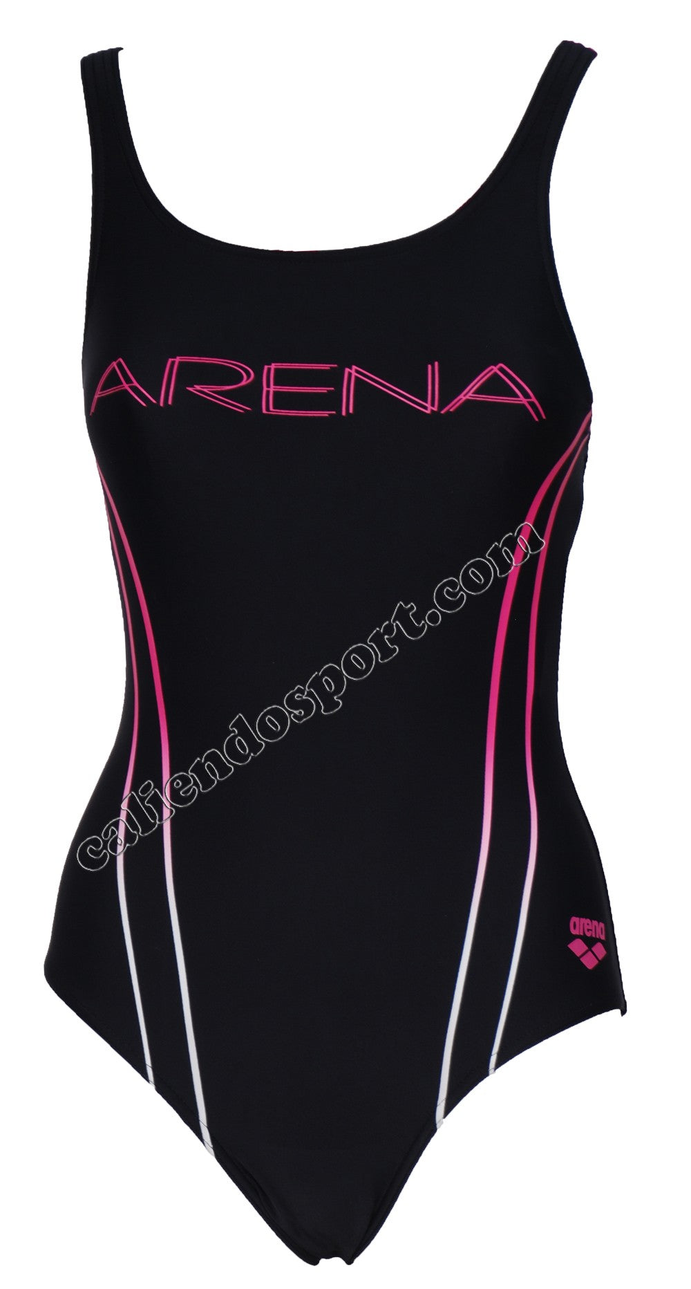 COSTUME INTERO DONNA  Arena 2A393 W BECK ONE PIECE B NUOTO PISCINA MARE NERO BLU