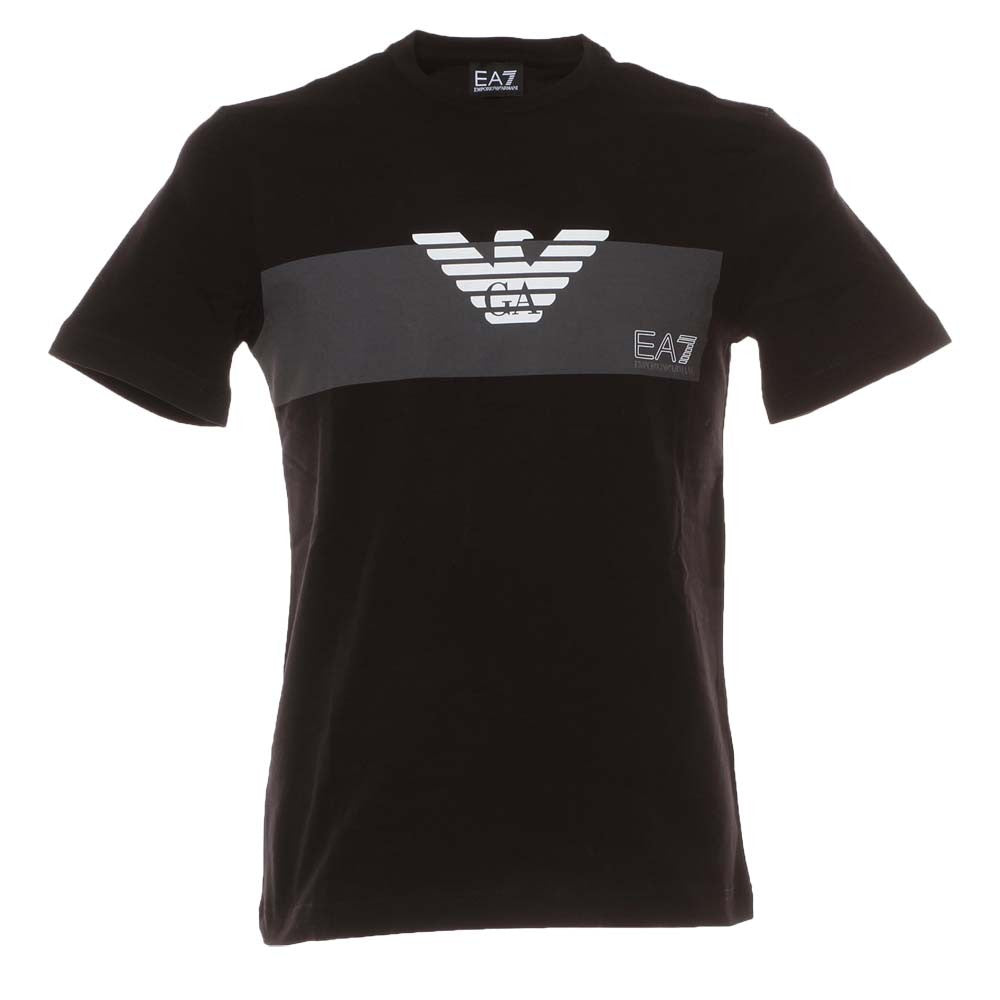 T-SHIRT HOMME ARMANI 3GPT10 BLANC NOIR COTON