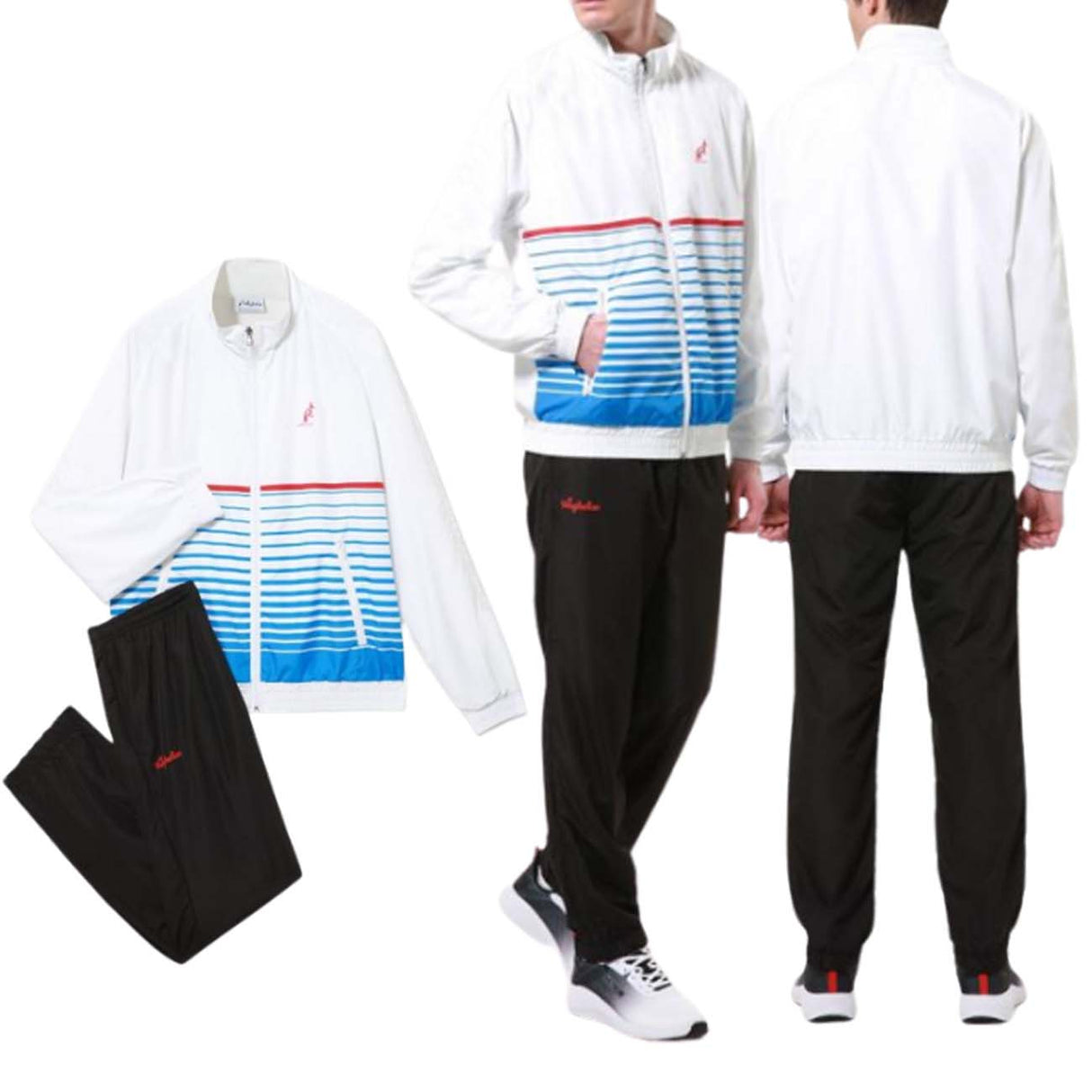 SURVÊTEMENT AUSTRALIEN TEUTU0013 002 H-LINES EN MICROFIBRE BLANC-