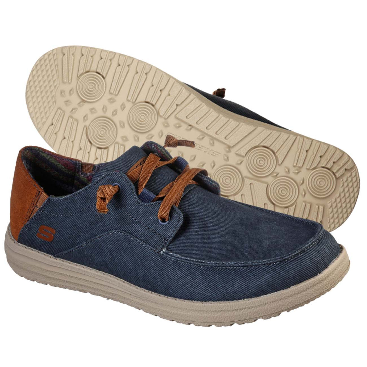SKECHERS MEN'S SHOE 210116 NVY PLANON MELSON