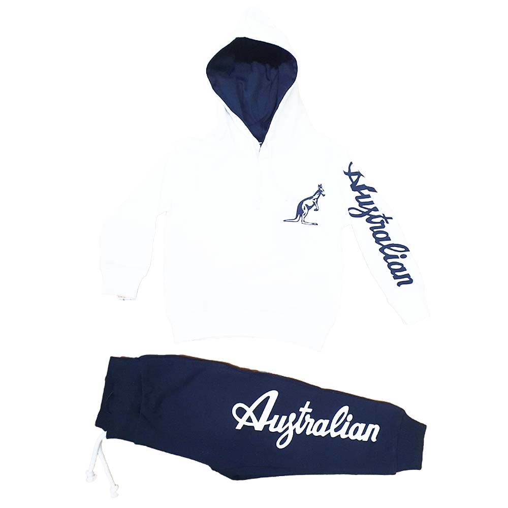 TUTA RAGAZZI AUSTRALIAN AS0406 COTONE GARZATO
