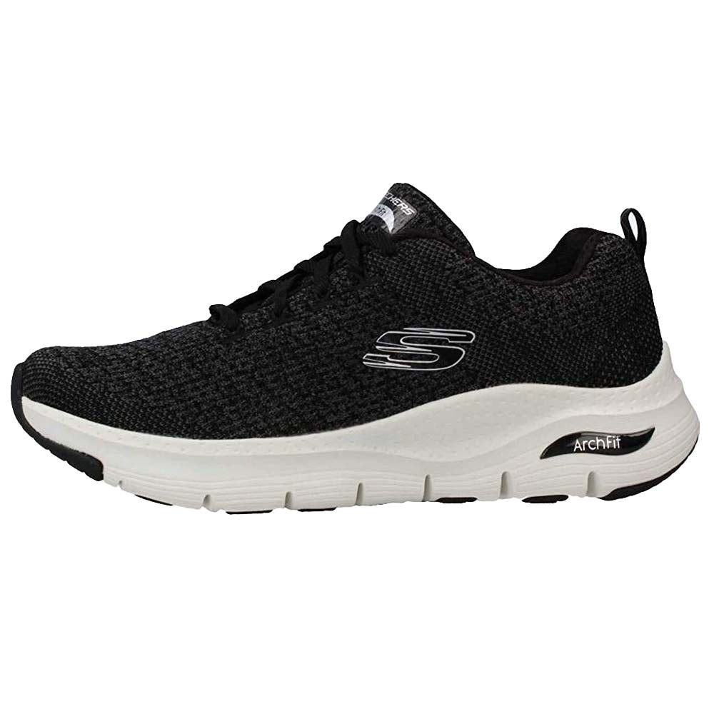 SKECHERS SHOE 149058 BKW ARCH FIT MACHINE