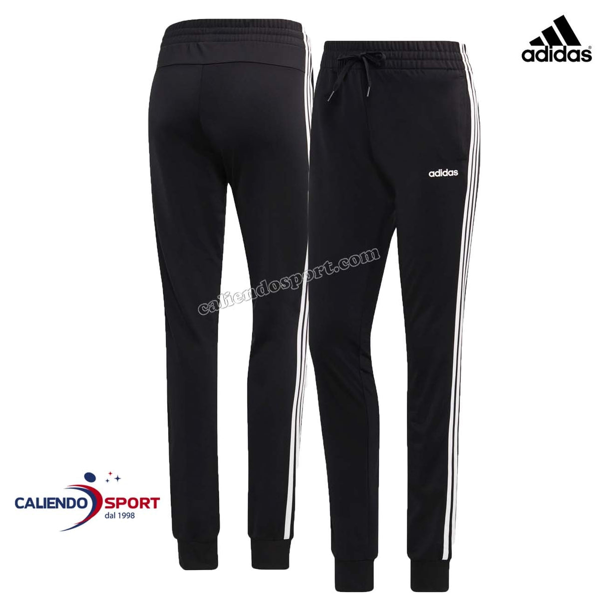 PANTALONE ADIDAS DP2382 ESSENTIAL TRE STRISCE NERO