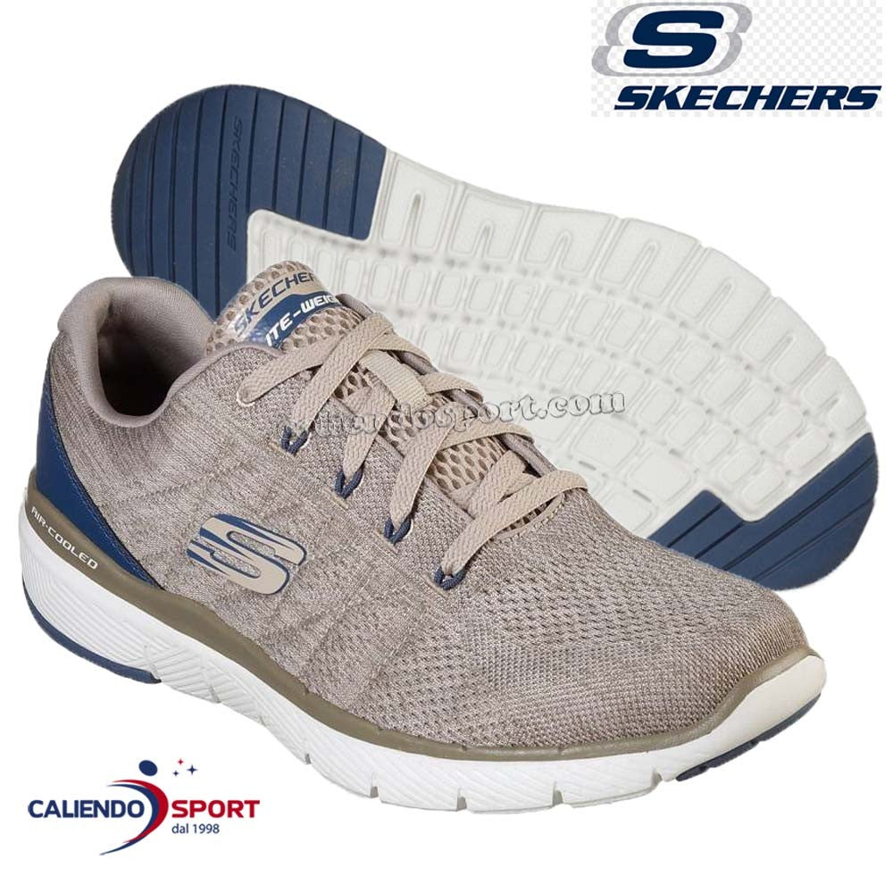SCARPA SKECHERS UOMO 52957 TPBL FLEX ADVANTAGE 3.0 STALLY