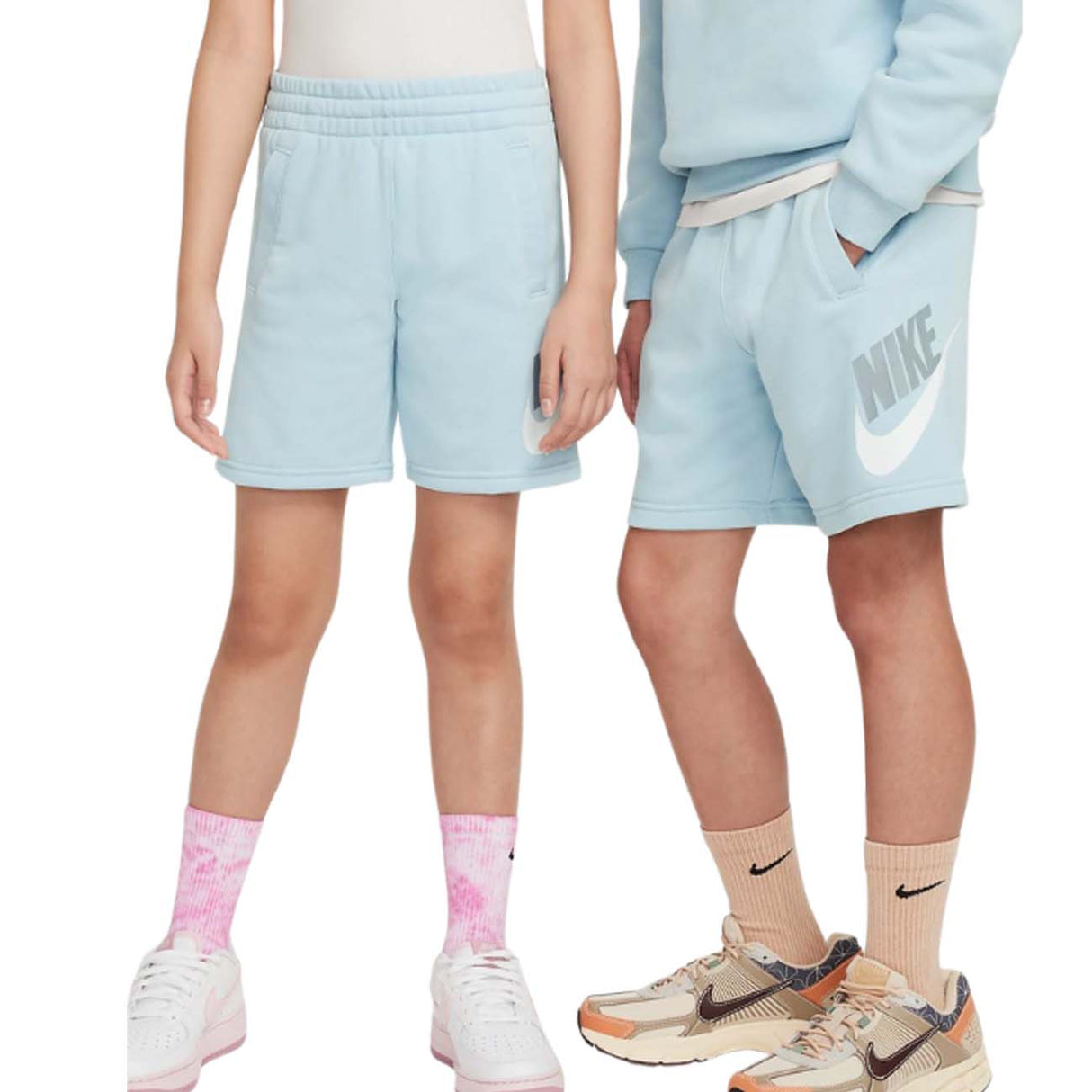 PANTALONCINO RAGAZZI NIKE FD2997 440 SPORTWEAR CELESTE