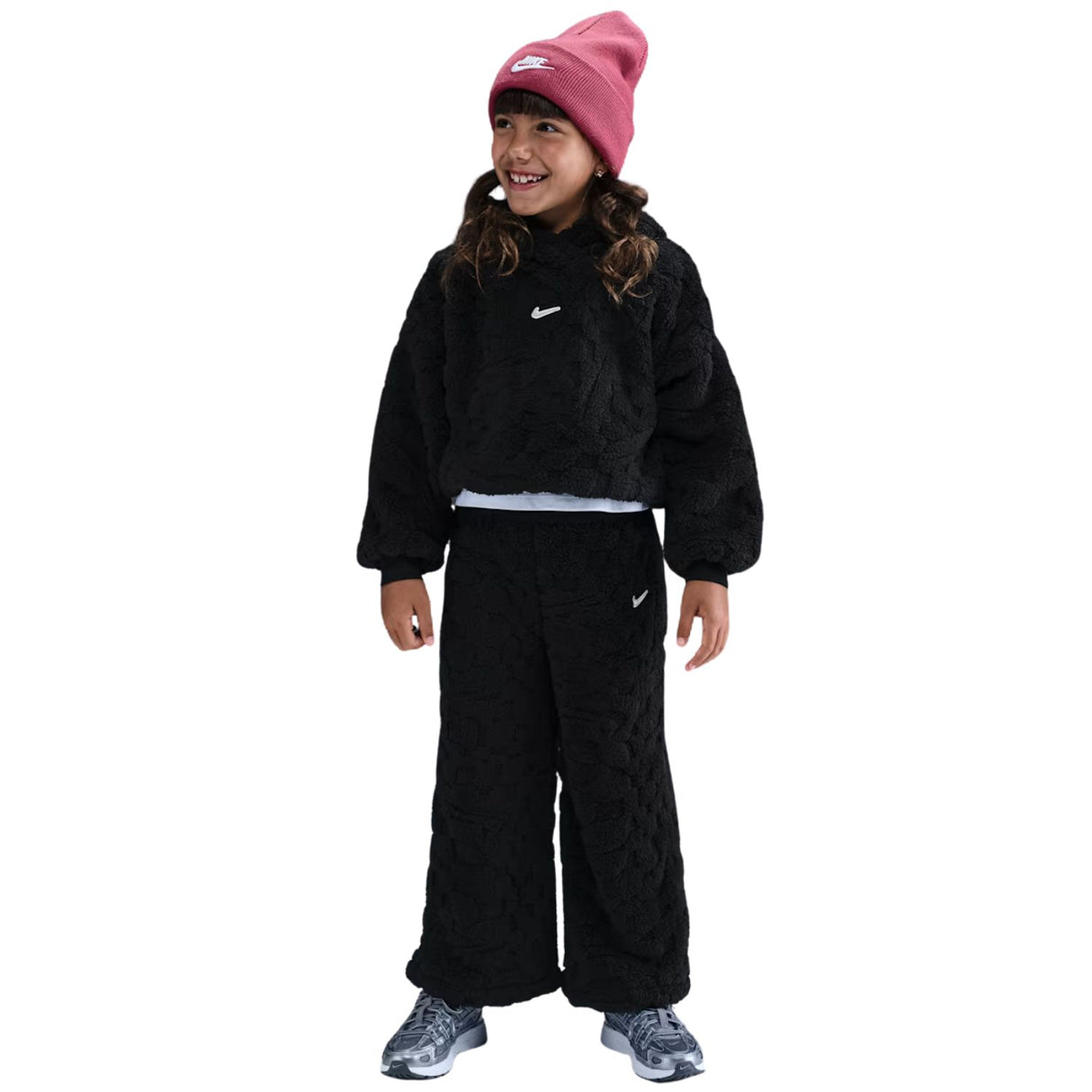 TUTA BAMBINE NIKE 36N458-023 COZY NERO