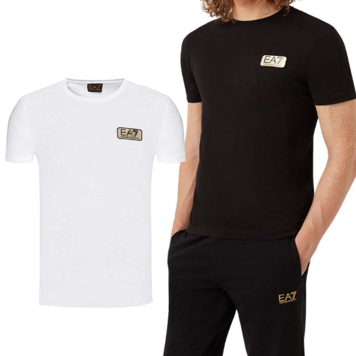 ARMANI T-SHIRT EA7 3LPT23PJM9Z GOLD LABEL