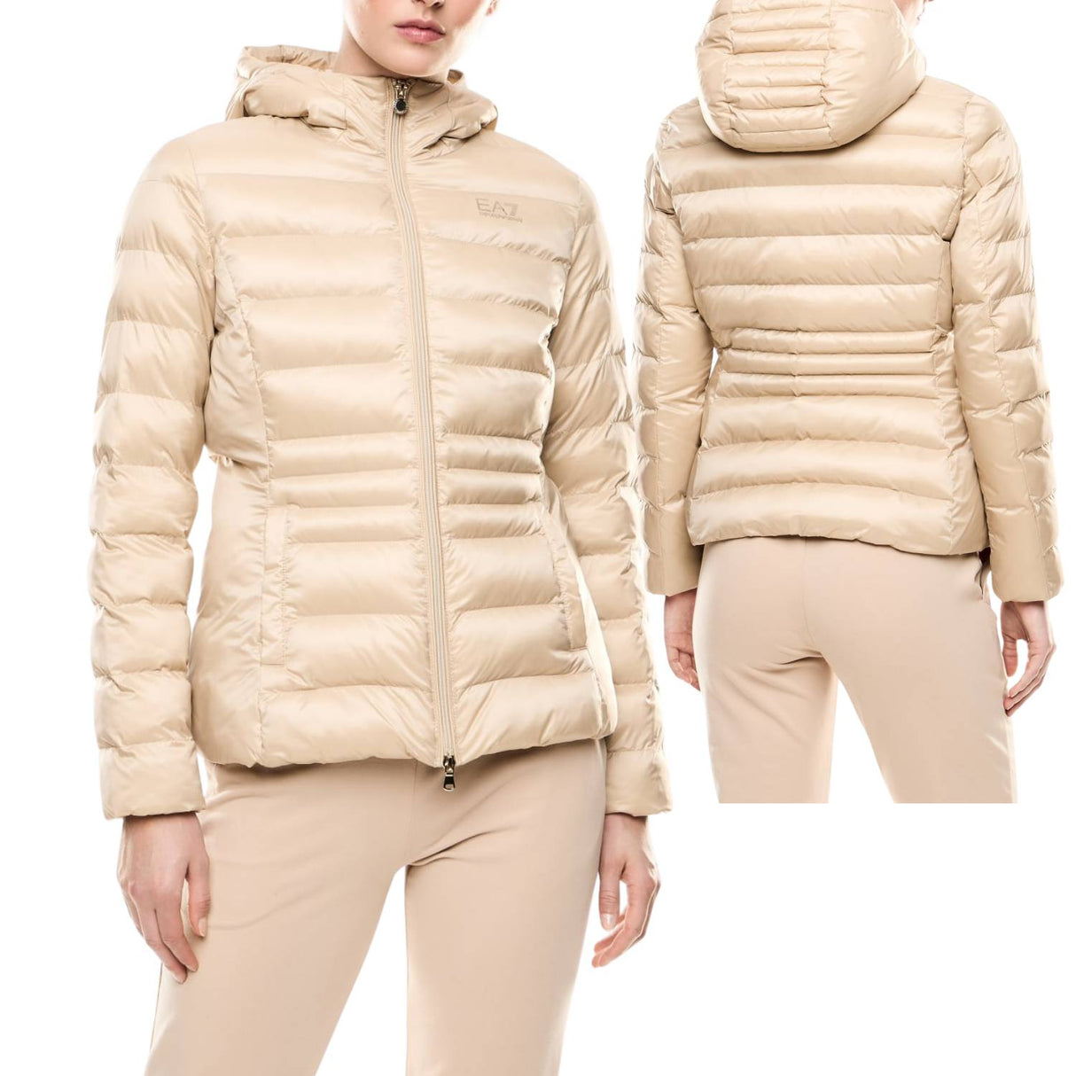 GIUBBOTTO DONNA ARMANI EA7 I26 7W000684 AF12475 U1046 BEIGE