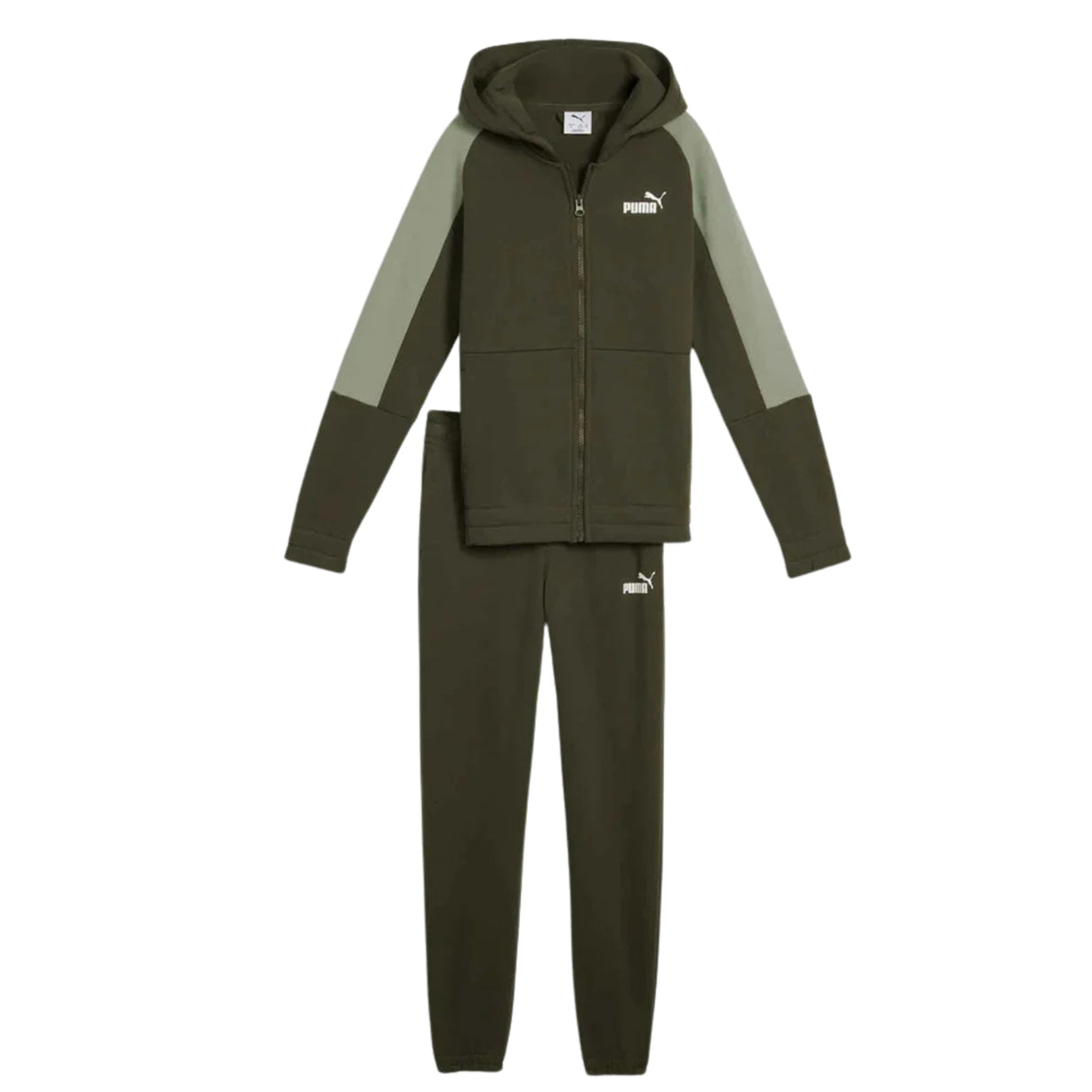 TUTA RAGAZZI PUMA 689724 70 ESSENTIALS COTONE FELPATO