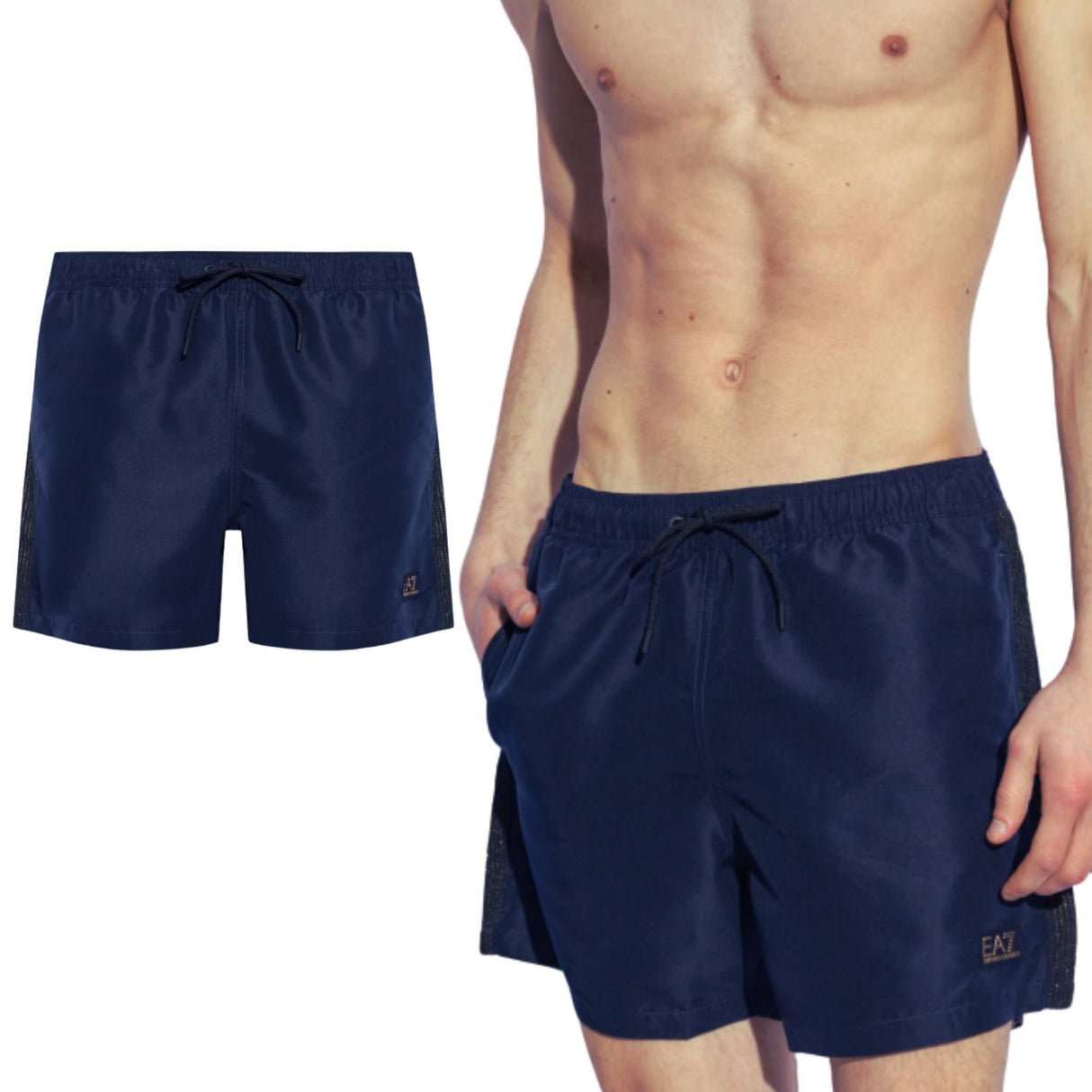 COSTUME ARMANI EA7 E25 7M000530 UB102 BLU MARE PISCINA
