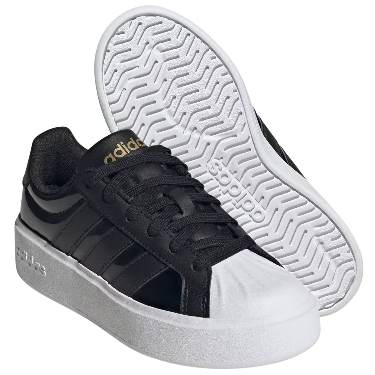 SCARPA DONNA ADIDAS KI3940 STREETTALK BOLD JUNIOR NERO