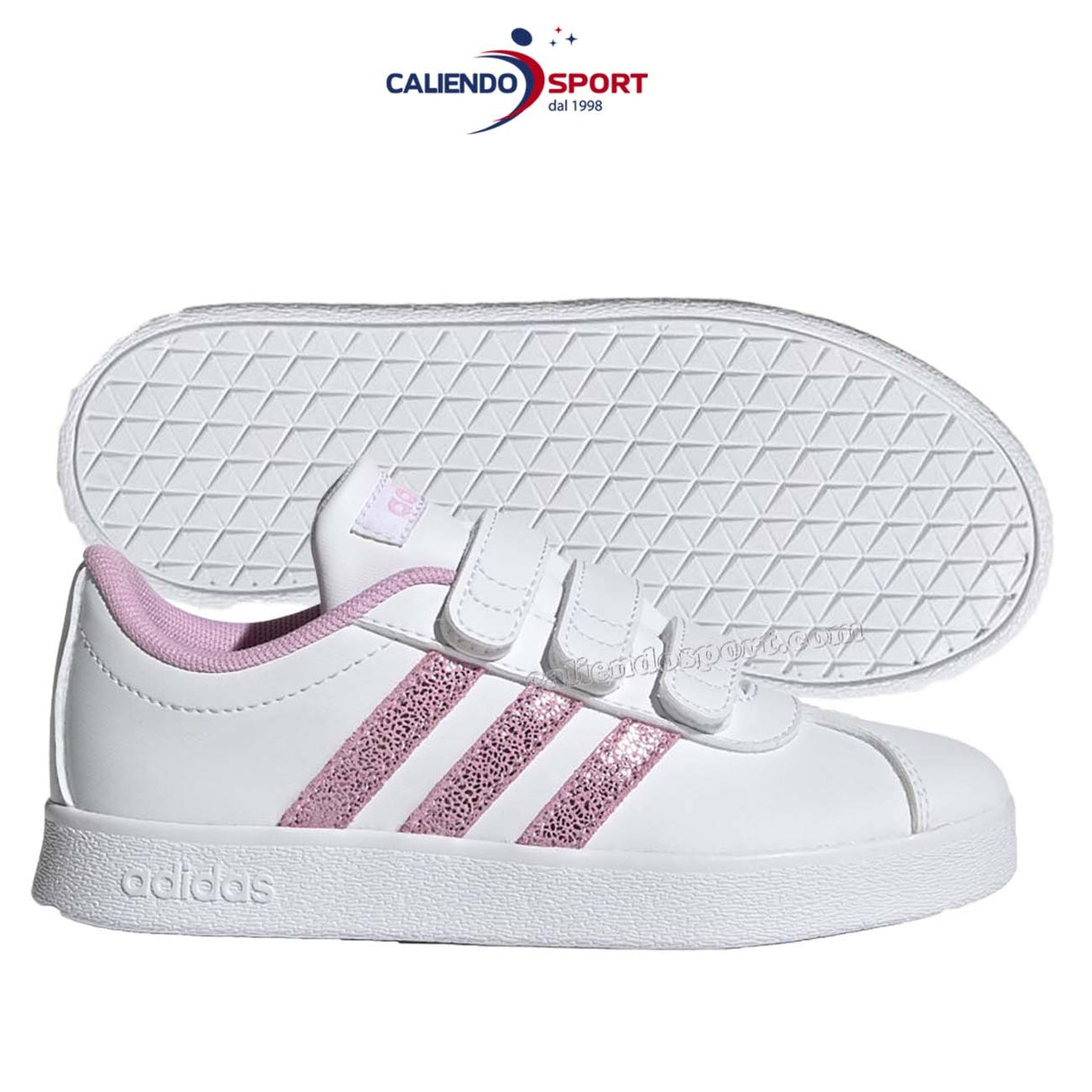 ADIDAS GIRLS FY9276 VL COURT 2.0 SHOES