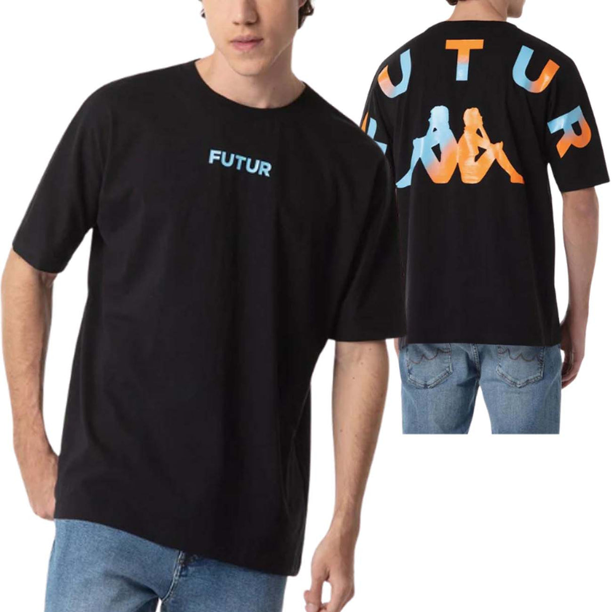 T-SHIRT KAPPA 371V4KWFFE 005 MUZIKI FUTUR FESTIVAL