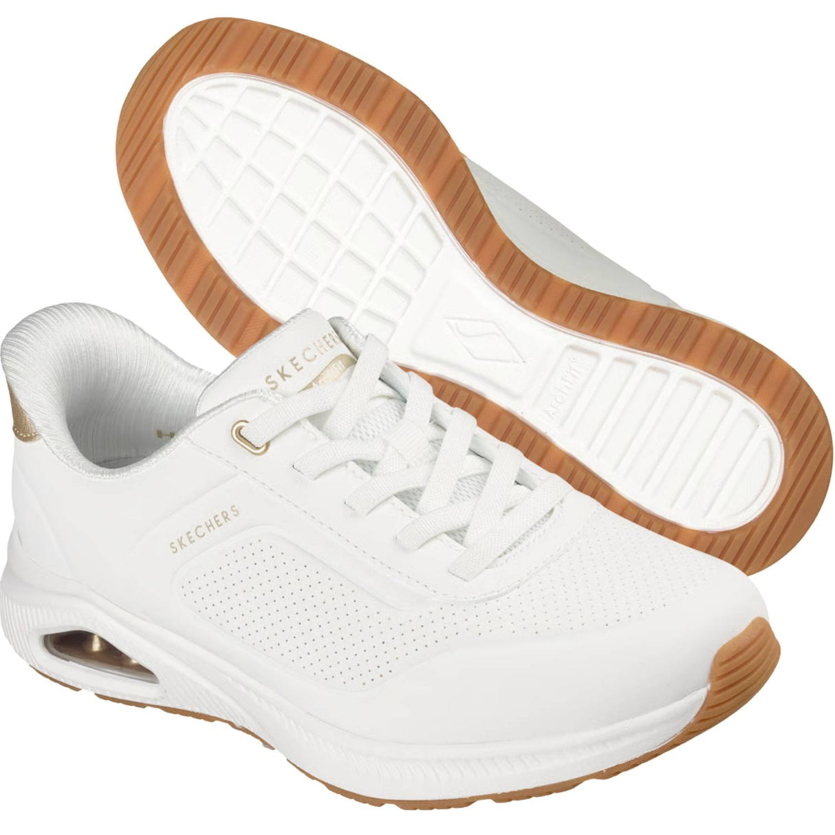 SCARPA SKECHERS 190177 WHT SLIP INS ARCH FIT RELAX